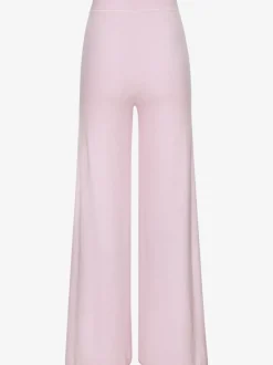 Pantalon lounge avec ceinture élastique et jambes larges