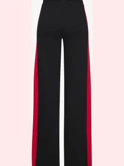 Pantalon lounge sportif avec rayures et poches latérales