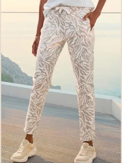 Pantalon molletonné avec large ceinture et poches pratiques