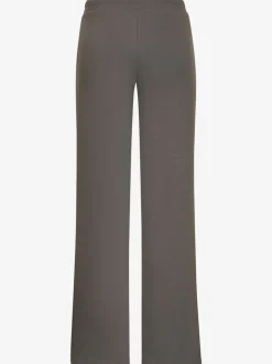 Pantalon molletonné à jambes larges avec poches latérales et coulisse