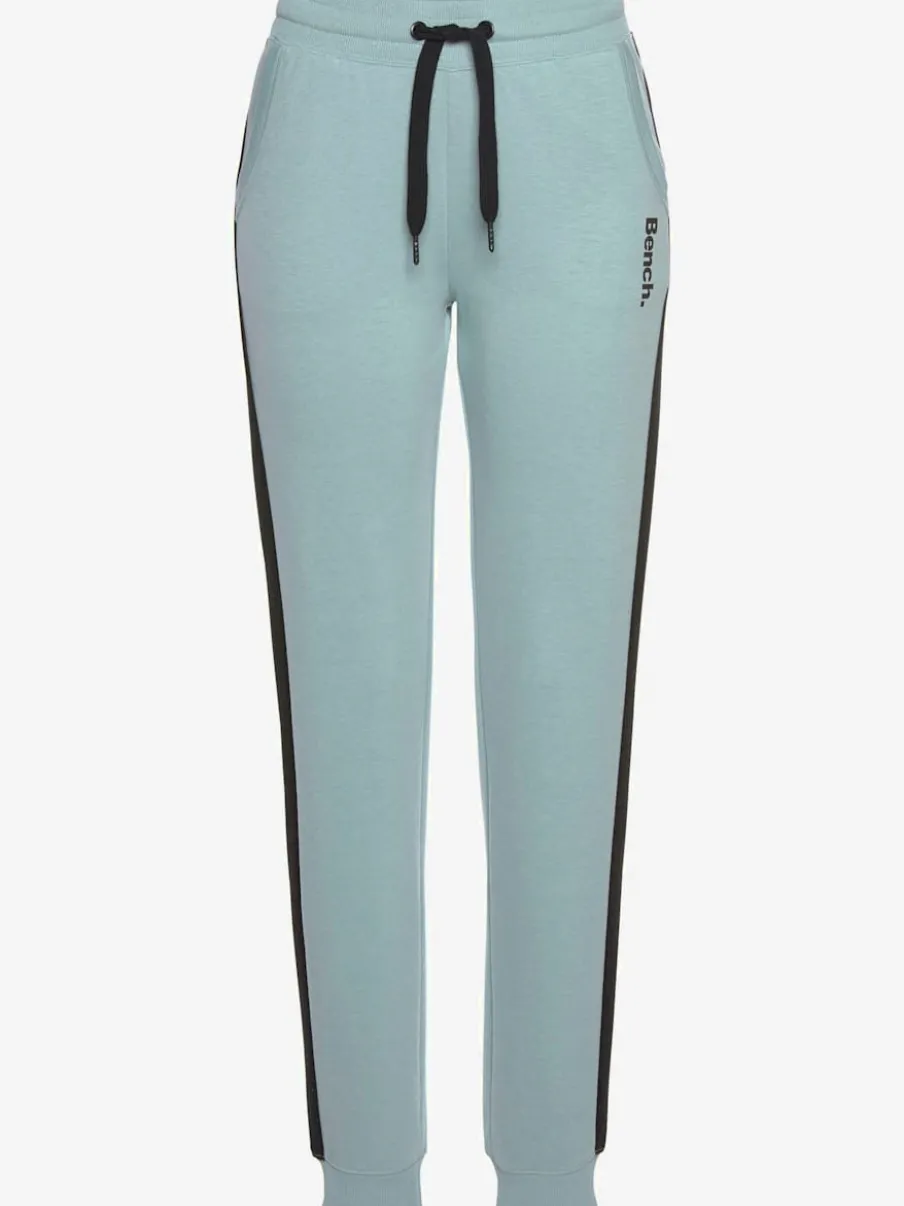 Pantalon molletonné sportif à rayures latérales et poches fendues