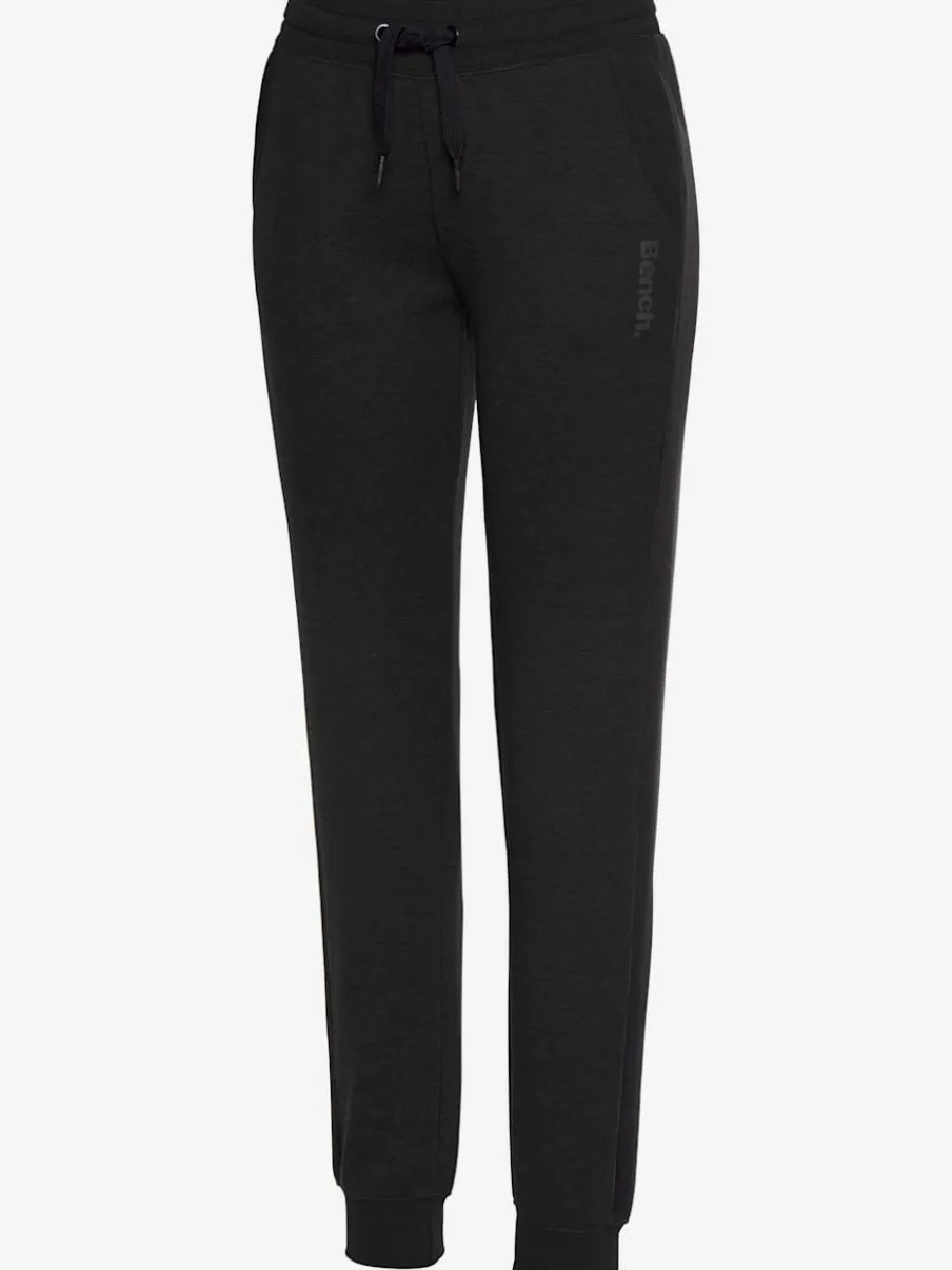 Pantalon molletonné sportif à rayures latérales et poches fendues