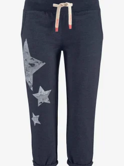 Pantalon molletonné à étoiles avec ceinture coulissante confortable