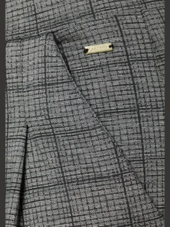 Pantalon à motifs à jambes larges et taille haute
