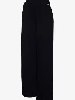 Pantalon à motifs à jambes larges et taille haute