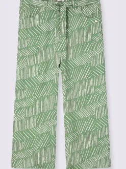 Pantalon 7/8 pantalon avec jambes larges