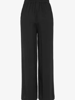 Pantalon paperbag à coulisse avec poches latérales et coupe ample