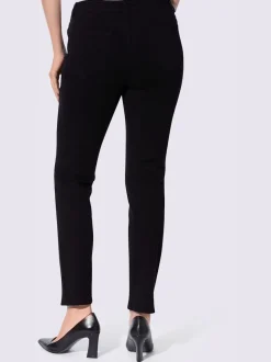 Pantalon 5 poches petites pierres brillantes fantaisie