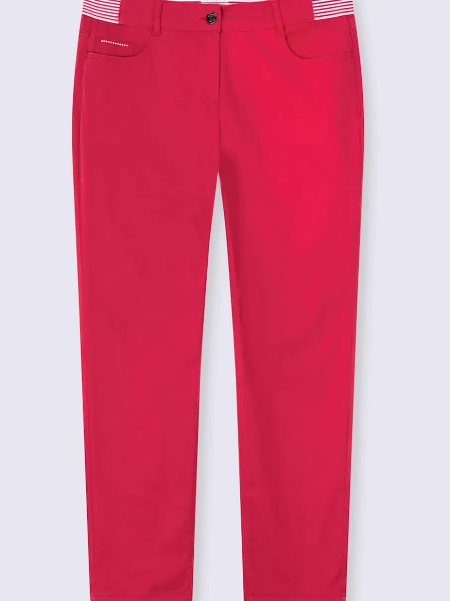 Pantalon 5 poches pour les cuisses très fortes