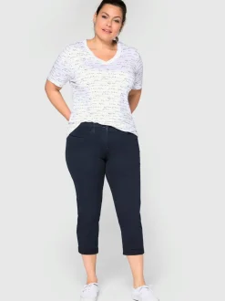Pantalon 7/8 qualité extensible confortable