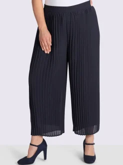 Pantalon 7/8 qualité plissée tendance