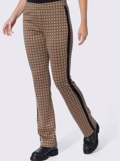 Pantalon rayures contrastées
