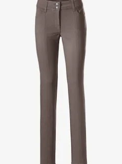 Pantalons ajustés à effet ventre plat avec poches