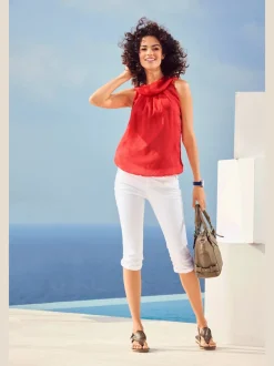 Pantalons ajustés style décontracté avec Power Mesh intégré
