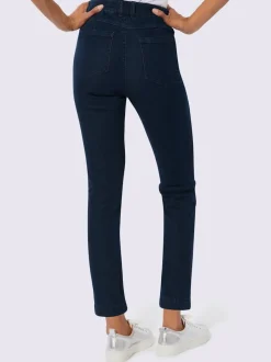 Pantalons 7/8 avec boutons et empiècements décoratifs élégants