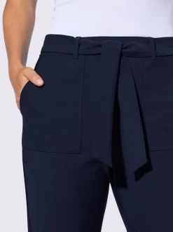 Pantalons avec ceinture amovible poches et taille élastiquée