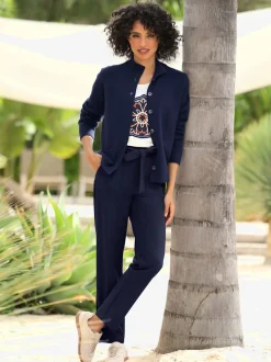 Pantalons avec ceinture amovible poches et taille élastiquée