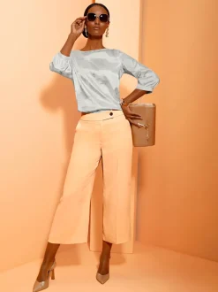 Pantalons avec ceinture gainante et poches latérales
