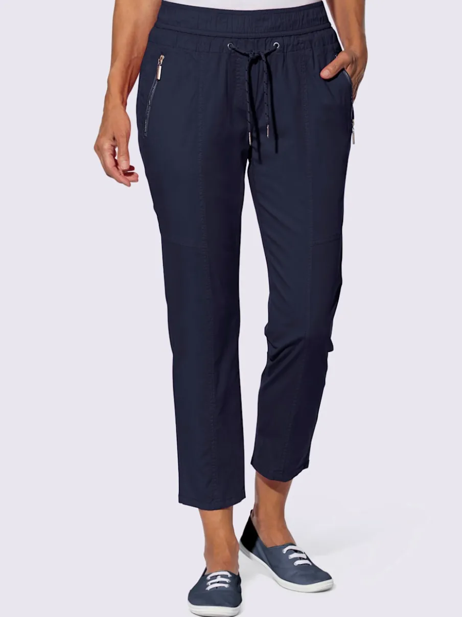 Pantalons 7/8 avec poches et ceinture élastique ajustable
