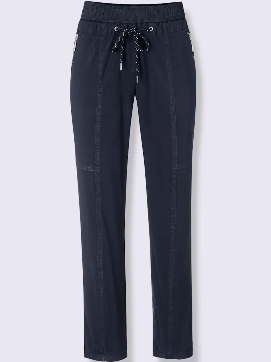 Pantalons 7/8 avec poches et ceinture élastique ajustable