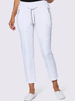 Pantalons 7/8 avec poches et ceinture élastique ajustable