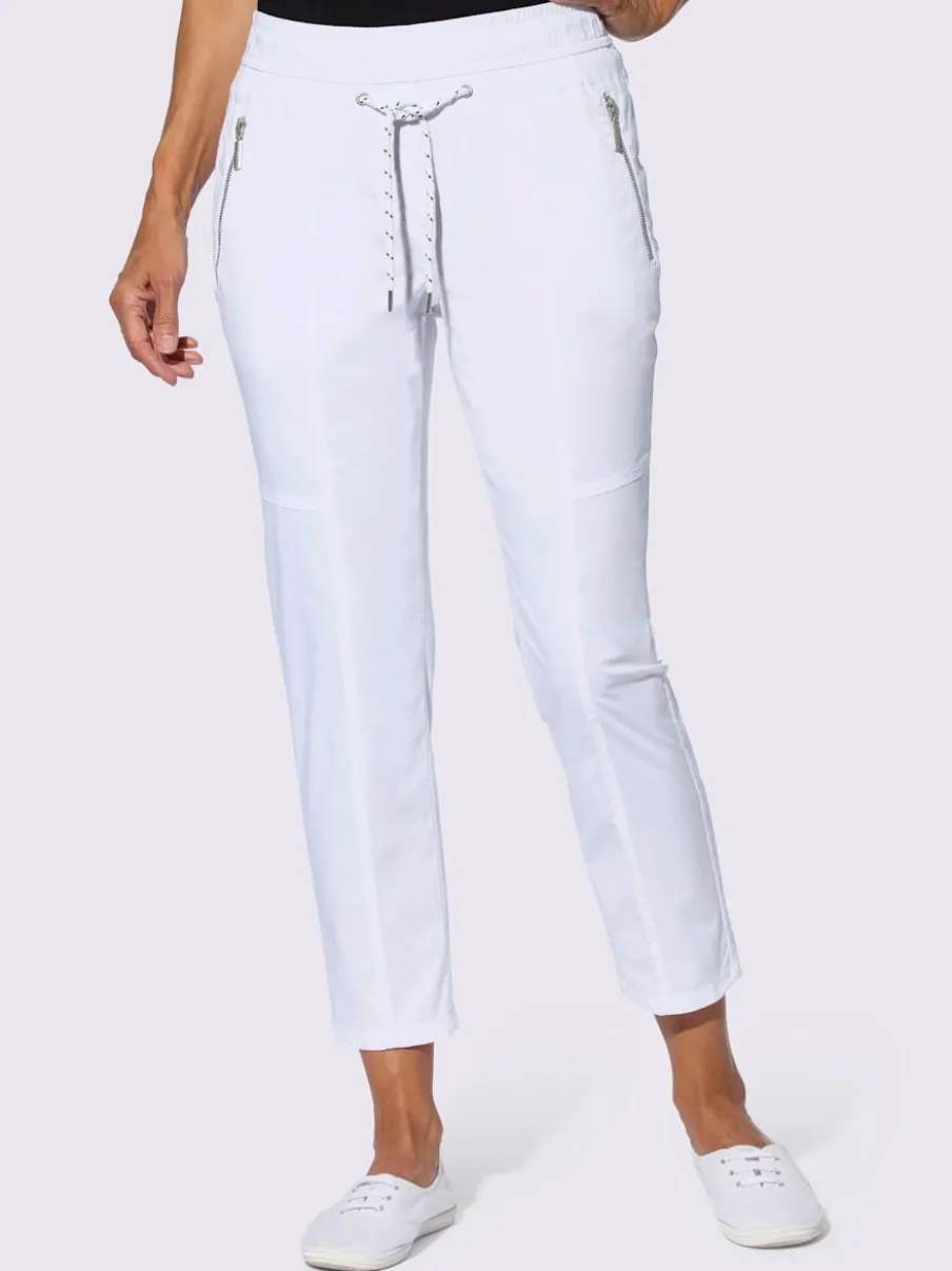 Pantalons 7/8 avec poches et ceinture élastique ajustable