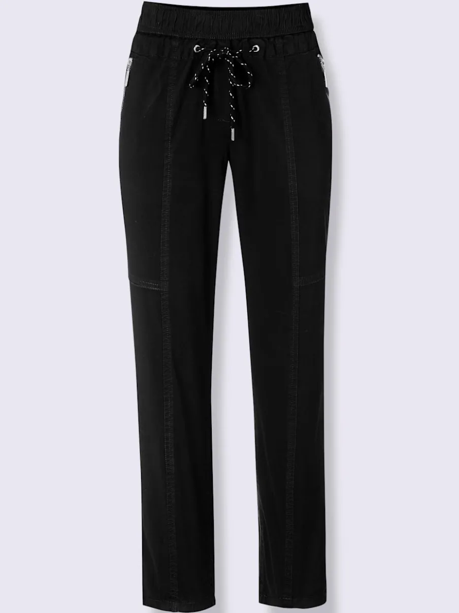 Pantalons 7/8 avec poches et ceinture élastique ajustable