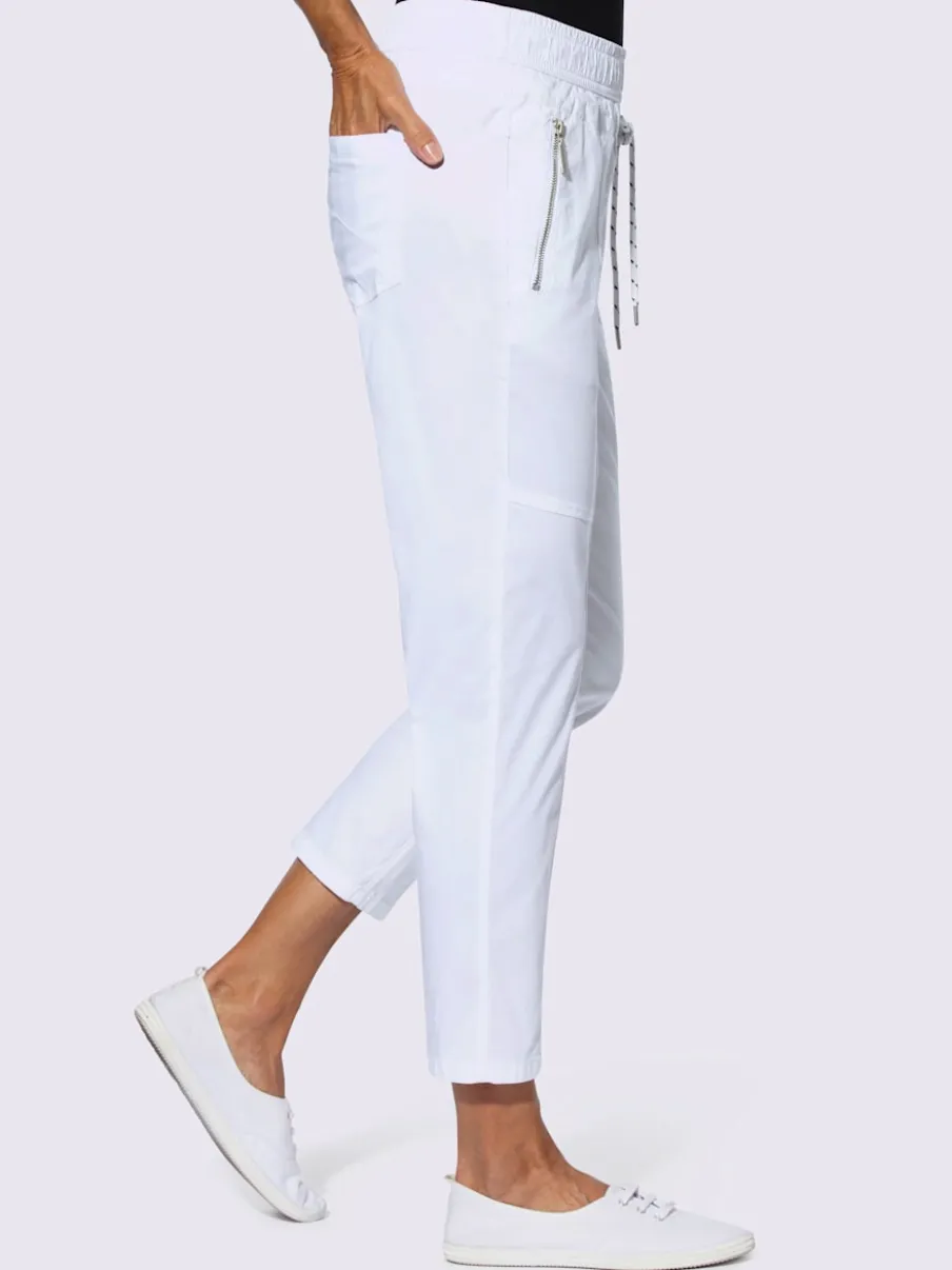 Pantalons 7/8 avec poches et ceinture élastique ajustable