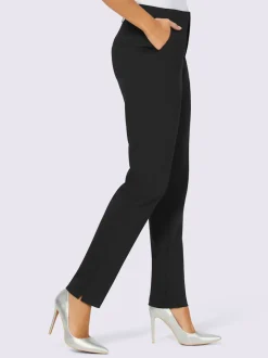 Pantalons avec poches et fentes aux bas jambes