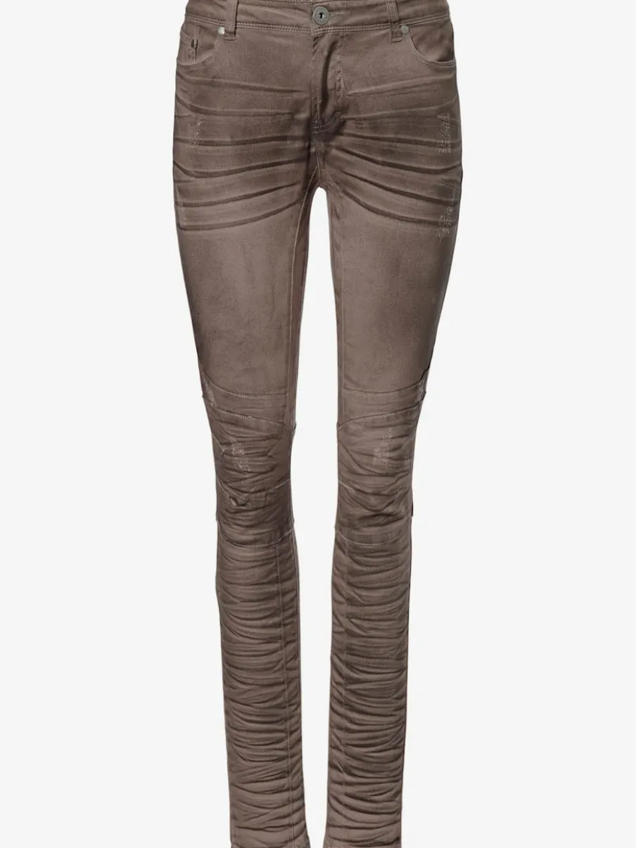 Pantalons boyfriend avec cinq poches au confort agréable