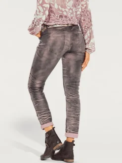 Pantalons boyfriend avec cinq poches au confort agréable
