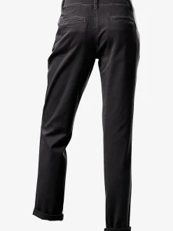 Pantalons chinos confortables avec poches fendues faciles à associer