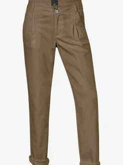 Pantalons chinos confortables avec poches fendues faciles à associer