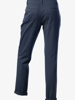 Pantalons chinos confortables avec poches fendues faciles à associer