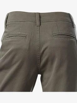 Pantalons chinos confortables avec poches fendues faciles à associer
