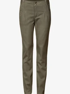 Pantalons chinos confortables avec poches fendues faciles à associer