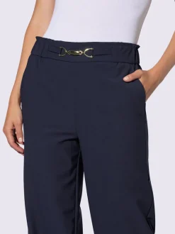 Pantalons confortables avec poches et ceinture élastique