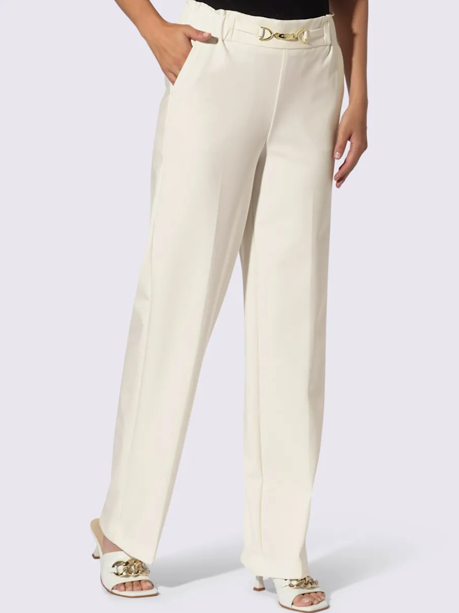 Pantalons confortables avec poches et ceinture élastique