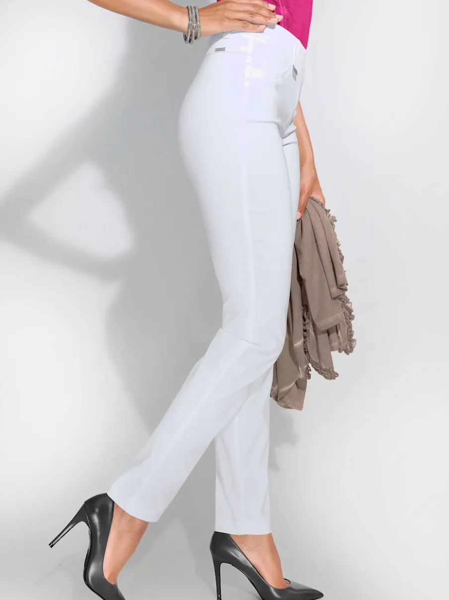 Pantalons confortables avec ceinture et fausses poches