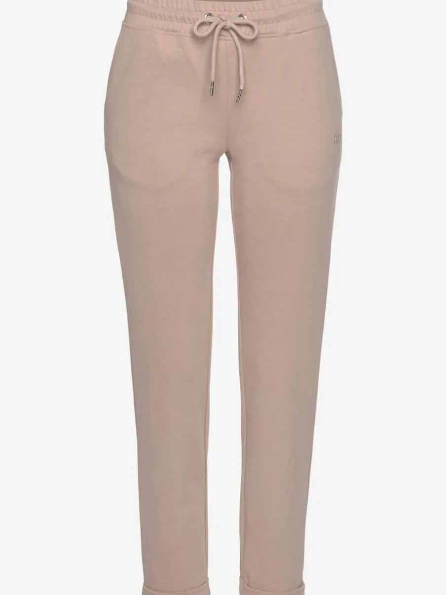 Pantalons confortables avec poches et logo brodé