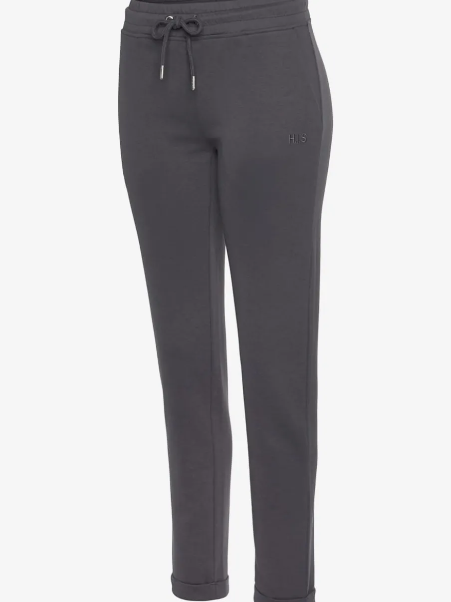 Pantalons confortables avec poches et logo brodé