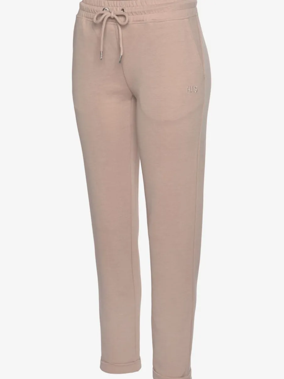 Pantalons confortables avec poches et logo brodé