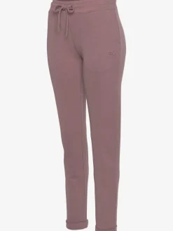 Pantalons confortables avec poches et logo brodé