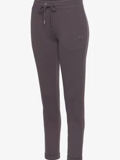 Pantalons confortables avec poches et logo brodé