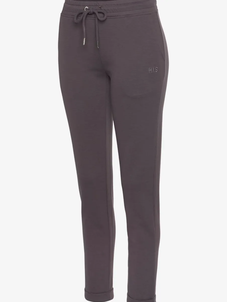 Pantalons confortables avec poches et logo brodé