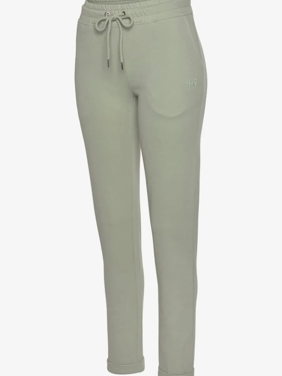 Pantalons confortables avec poches et logo brodé