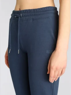 Pantalons confortables avec poches et logo brodé