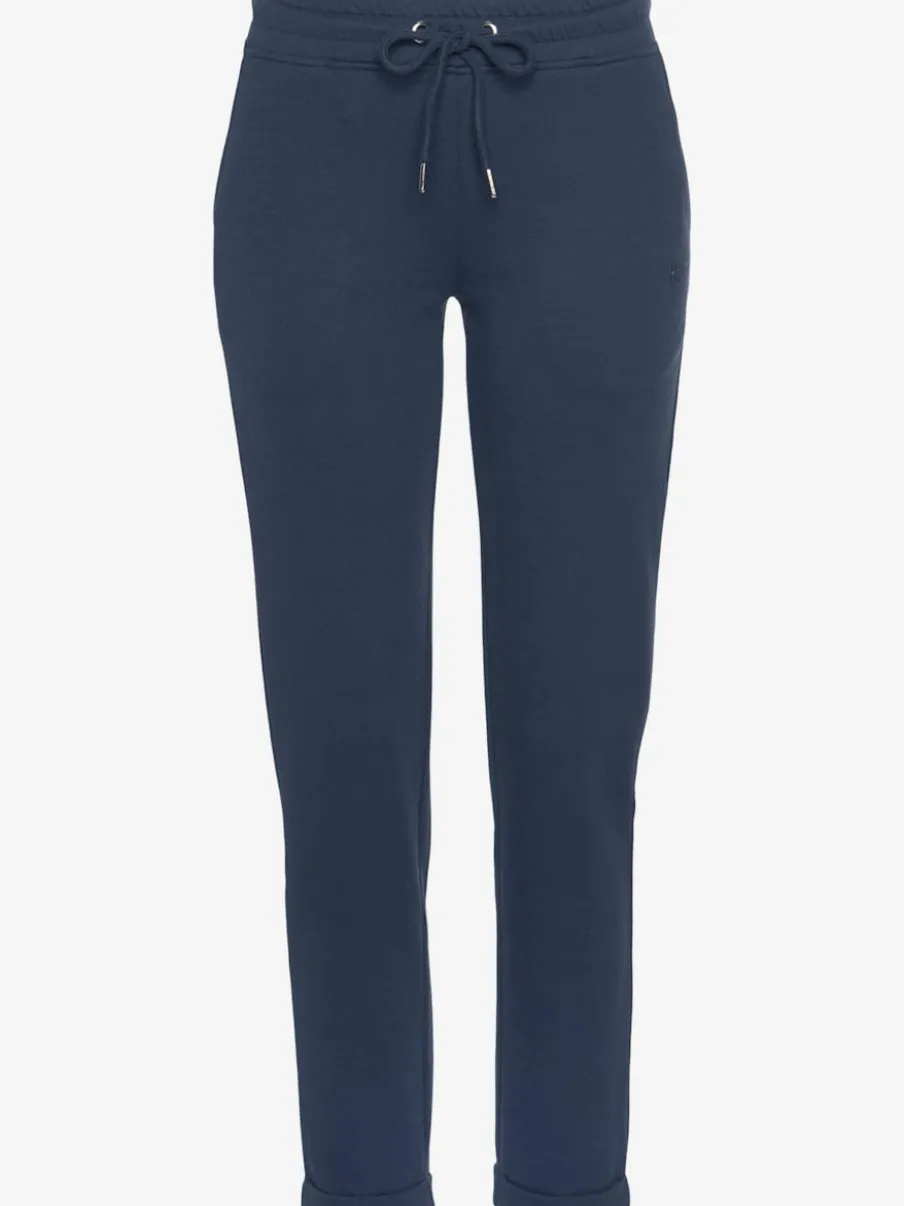 Pantalons confortables avec poches et logo brodé