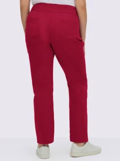 Pantalons confortables avec ceinture élastique et poches.