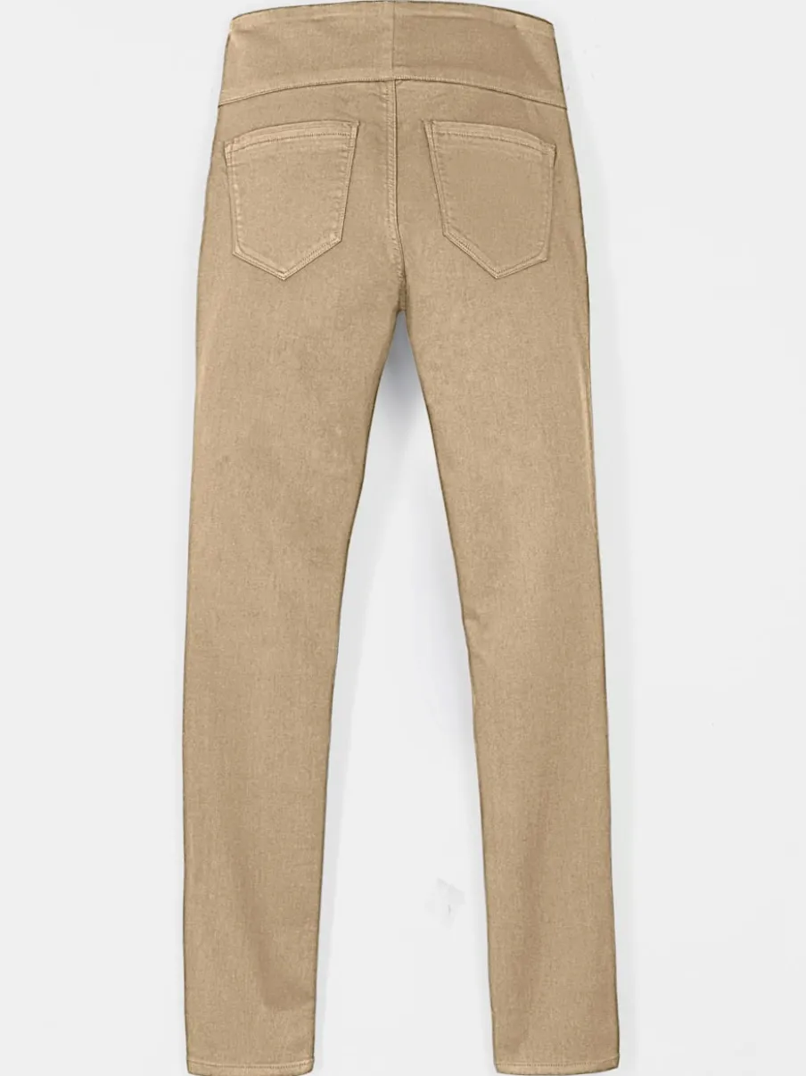 Pantalons confortables avec ceinture élastique et poches.